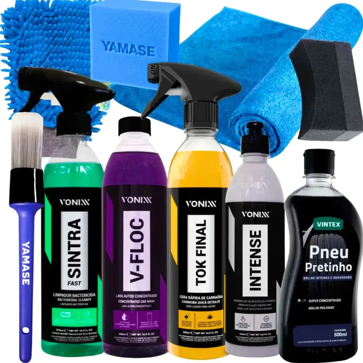 Kit Vonixx para lavagem automotiva completa