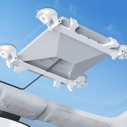 Suporte Antena Starlink Mini Para Carro Ventosa Veicular Branco