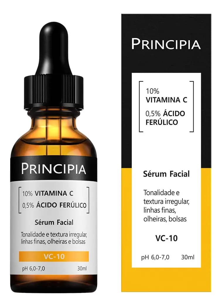 Sérum Facial Vitamina C-10 Principia Dia/Noite