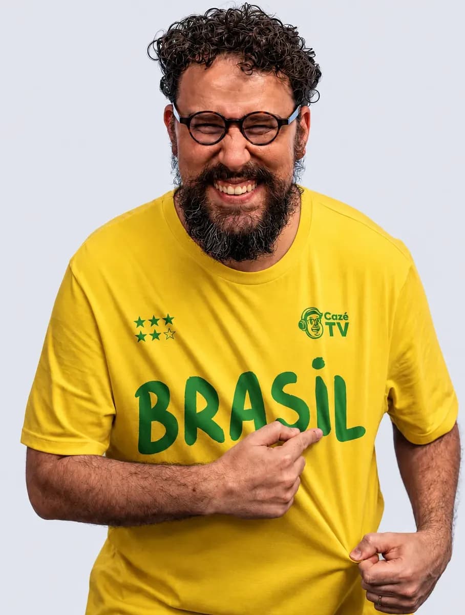 Camisa 10 Amarela Traje Oficial Cazétv