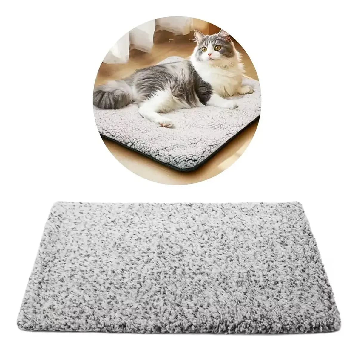Tapete Pet Térmico Autoaquecível Cama Cachorro e Gato