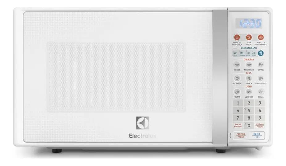 Micro-ondas Electrolux 20L Branco com Função Tira Odor